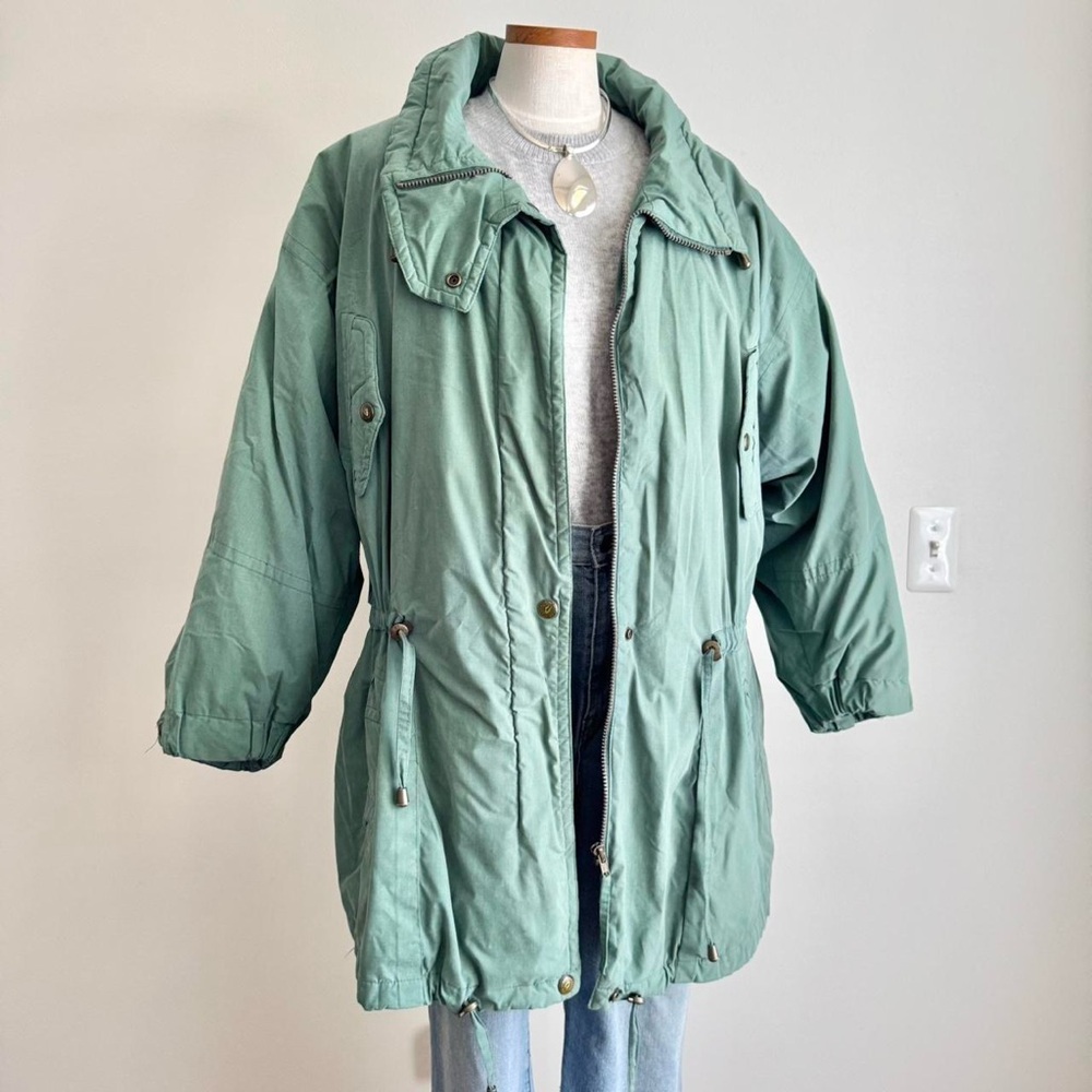 Light Green Women’s Parka Jacket